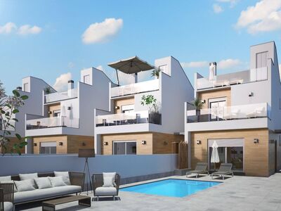6202 Vrijstaande villa, luxe afgewerkt, dichtbij 2 stranden.