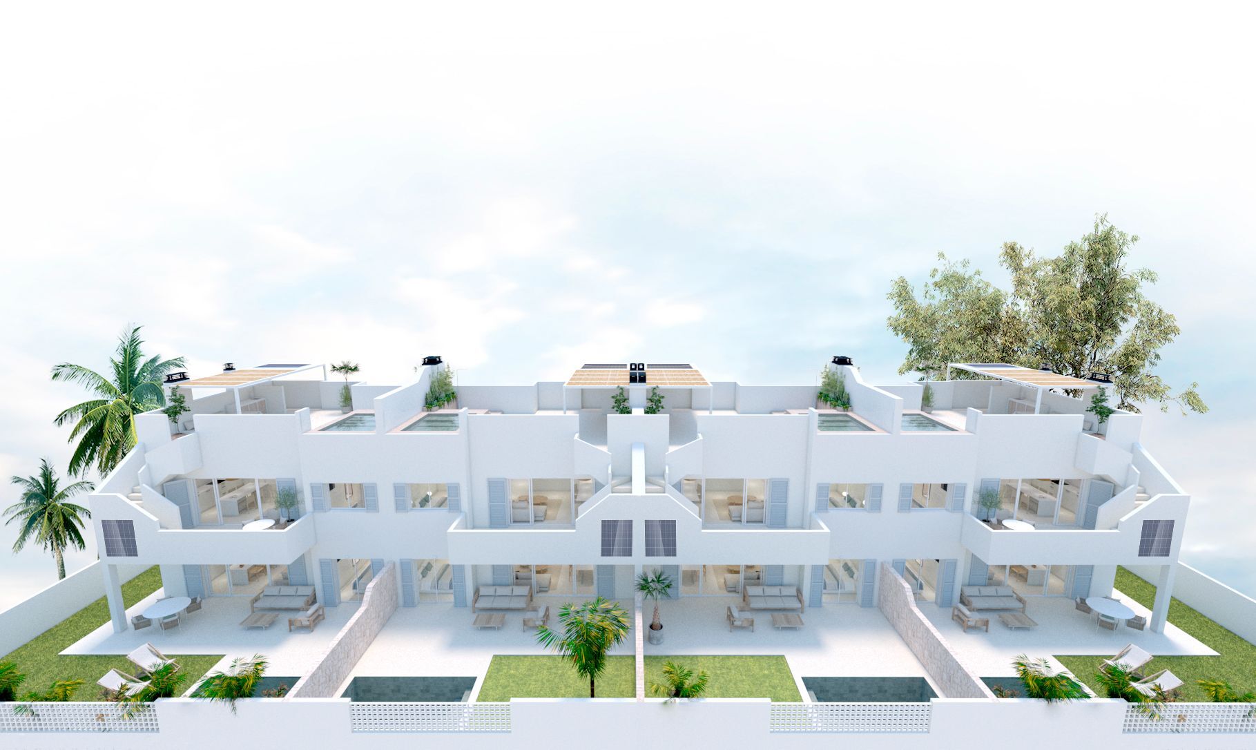 Penthouse met eigen zwembad op het dakterras