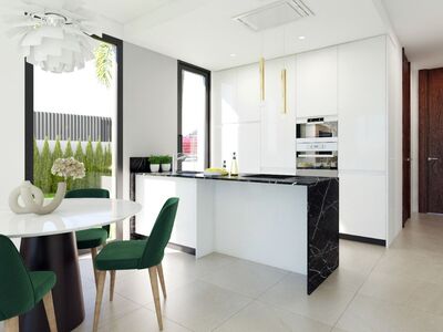 Klein project:  fraaie woningen, met gezamenlijk zwembad