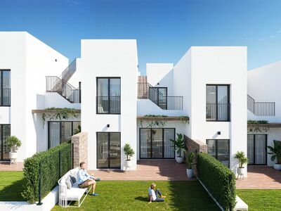 Zeer ruime woningen, gezamenlijk zwembad