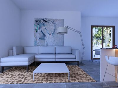 twee-onder-één-kap woning met zwembad