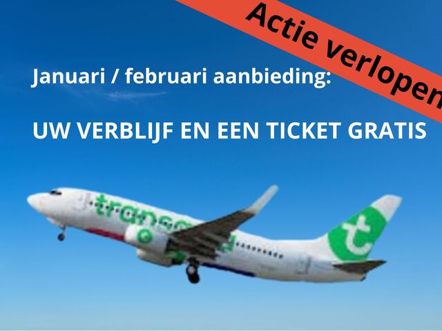 Aanbieding: uw verblijf en één tickets gratis ... IS VERLOPEN