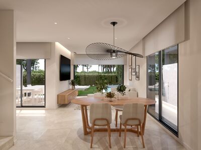 Riante villa met  zwembad en grote onderbouw met daglicht,