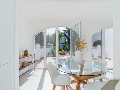 appartement,150 m van zee, grote tuin, incl. meubels