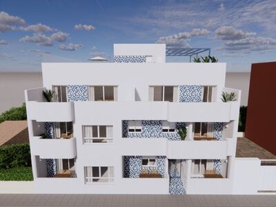 Dichtbij zee, groot terras, gezamenlijk zwembad op het dak