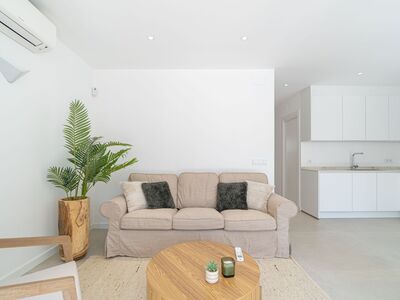 appartement,150 m van zee, grote tuin, incl. meubels