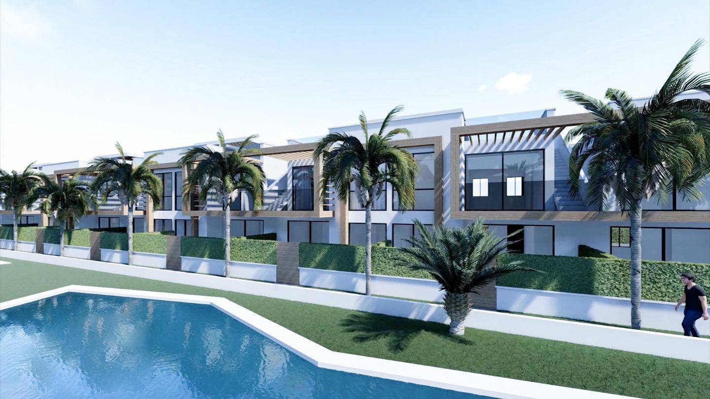 Appartementen met tuin of dakterras rondom zwembad