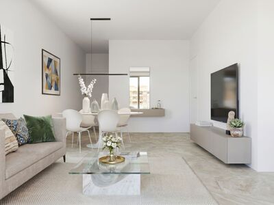 Appartementen in hart van badplaats, zwembad op het dak