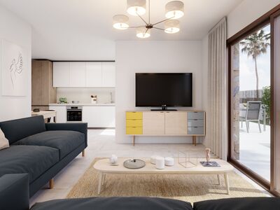 Villa's met  gezamenlijk zwembad, 4 km van strand
