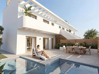 Appartement: tuin of dakterras, eigen zwembad