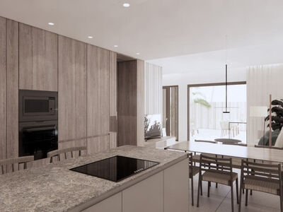 Luxe appartement met tuin, vele extra's.