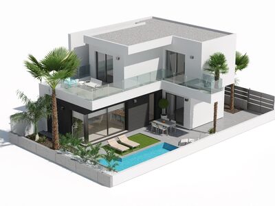 Prachtige, rijk aandoende villa met zwembad