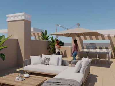 Drie slaapkamers met tuin of dakterras, met zicht op zee
