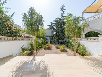 appartement,150 m van zee, grote tuin, incl. meubels