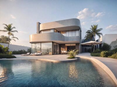 Wat een villa! Echt een bijzonder ontwerp