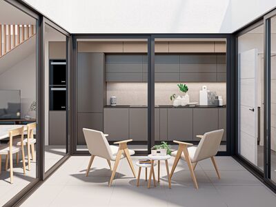 Fraaie woningen met patio,  zwembad en dakterras