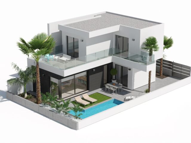 Prachtige, rijk aandoende villa met zwembad
