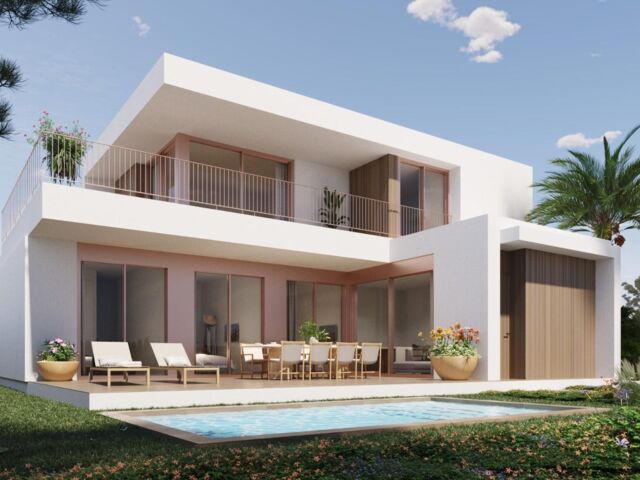 Vier slaapkamers, echt een familie villa, met zwembad en dakterras