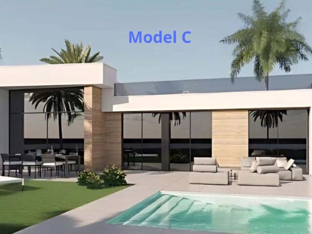 Villa met zwembad en dakterras er zijn 2 modellen
