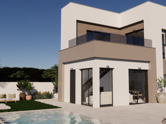 Fraaie villa's met zwembad en slechts 20 min van strand