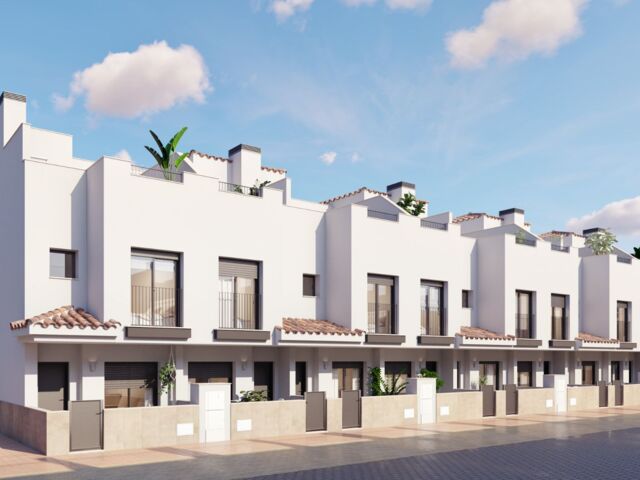 Woningen met parkeergarage en gezamenlijk zwembad