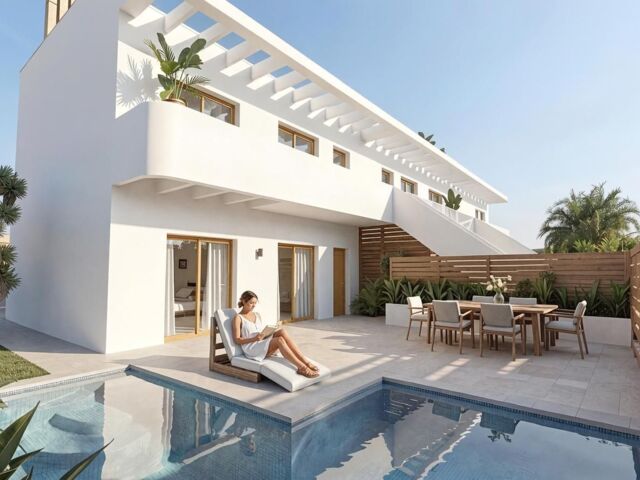 Appartement: tuin of dakterras, eigen zwembad